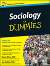 Cover image for Sociology For Dummies